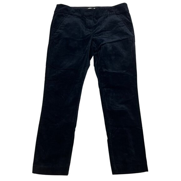 LOFT Pants - Loft Outlet Women’s Velour Dress Pants Slim Leg Black Size 14 Pockets
